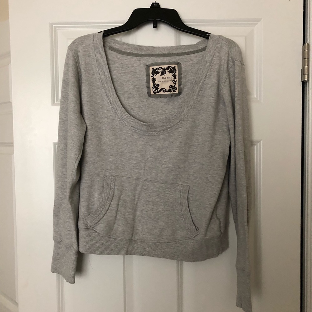 Scoop neck sweater